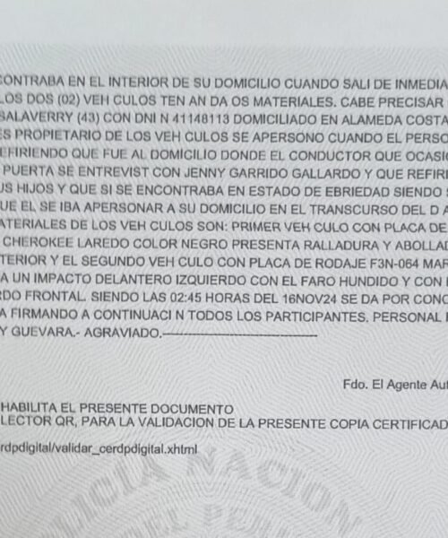 Denuncian a Homero Díaz por presunto accidente en estado de ebriedad