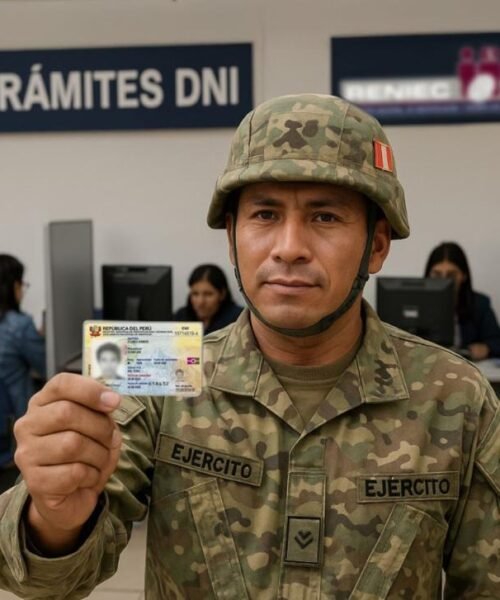 Reniec dará DNIs electrónicos gratuitos a militares y policías