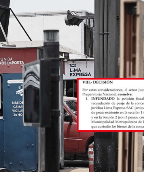 PJ rechaza suspensión de peajes en Línea Amarilla