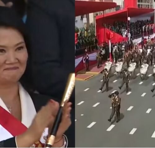 Presidenta Fujimori se emocionó al paso de los integrantes de la Operación Chavín de Huántar